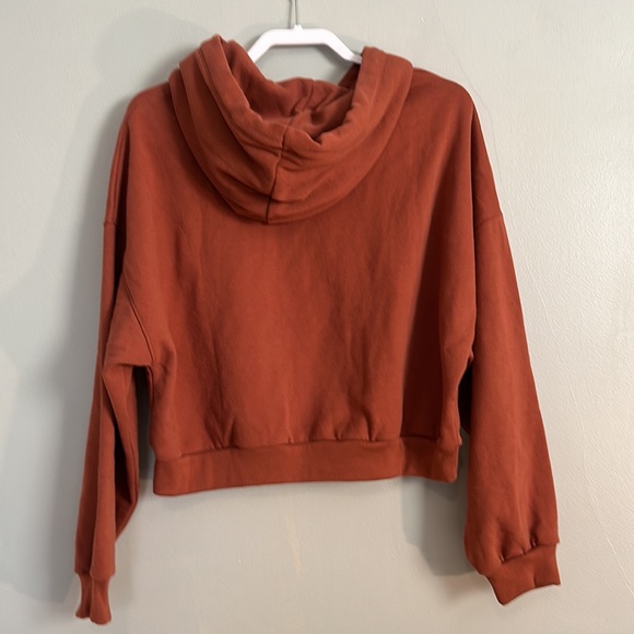 NWT copper Gap crop hoodie size medium - Picture 2 of 6